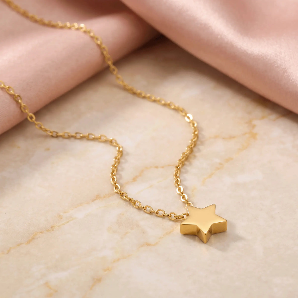 Gold Star Necklace