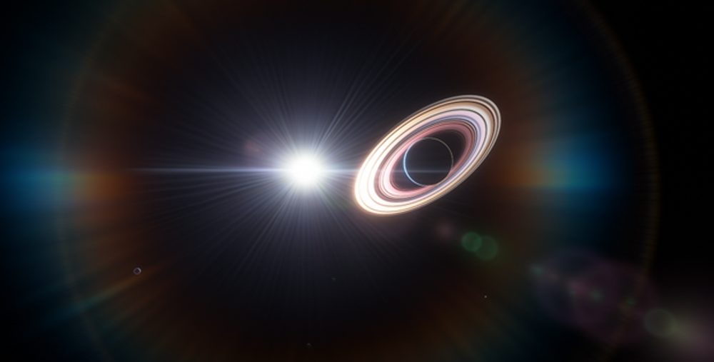 An icy supergiant orbiting the distant world of Saadalsud